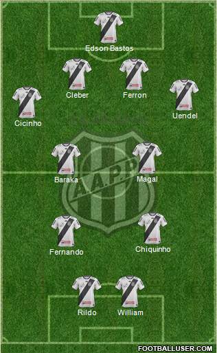 AA Ponte Preta Formation 2013