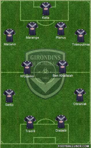 FC Girondins de Bordeaux Formation 2013