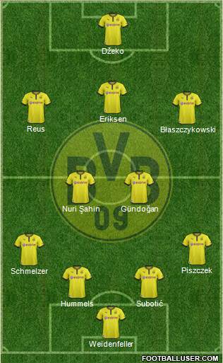 Borussia Dortmund Formation 2013