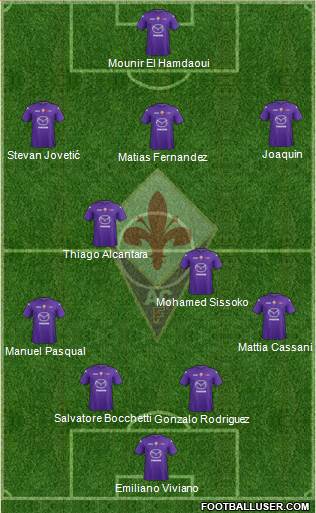 Fiorentina Formation 2013