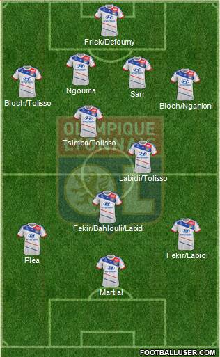 Olympique Lyonnais Formation 2013