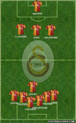 Galatasaray SK Formation 2013
