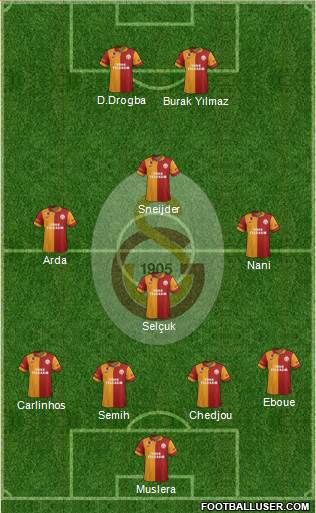 Galatasaray SK Formation 2013