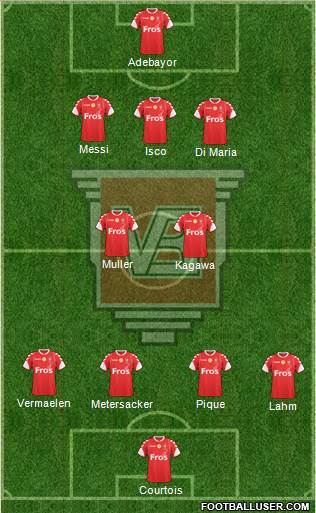 Vejle Boldklub Formation 2013