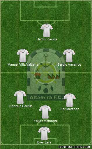 Club Altamira F.C. Formation 2013