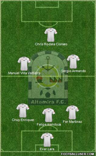 Club Altamira F.C. Formation 2013