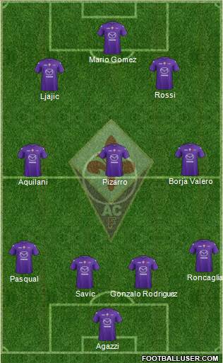 Fiorentina Formation 2013