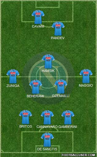 Napoli Formation 2013