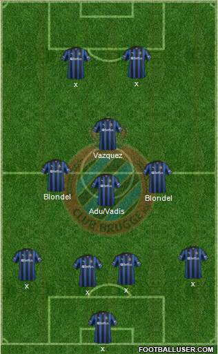 Club Brugge KV Formation 2013