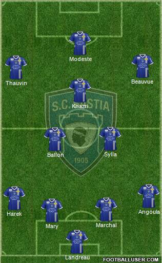 Sporting Club Bastia Formation 2013