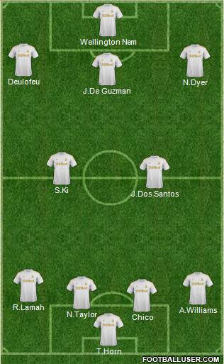 Swansea City Formation 2013
