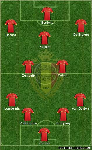Belgium Formation 2013