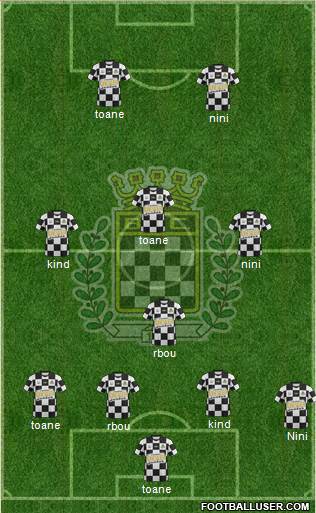 Boavista Futebol Clube - SAD football formation