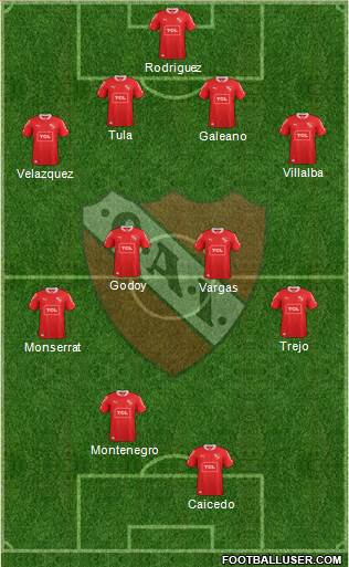 Independiente Formation 2013