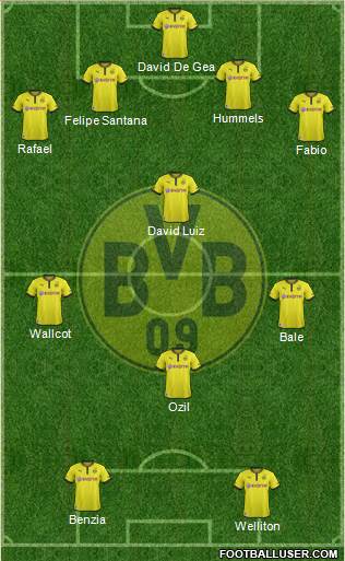 Borussia Dortmund Formation 2013