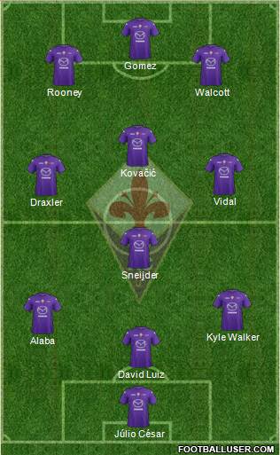 Fiorentina Formation 2013