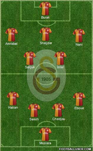 Galatasaray SK Formation 2013