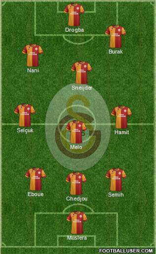 Galatasaray SK Formation 2013