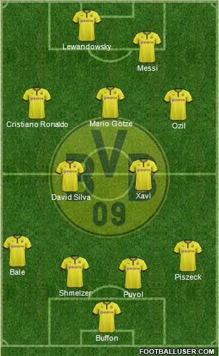 Borussia Dortmund Formation 2013
