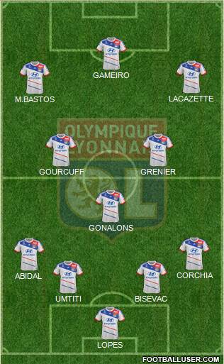 Olympique Lyonnais Formation 2013