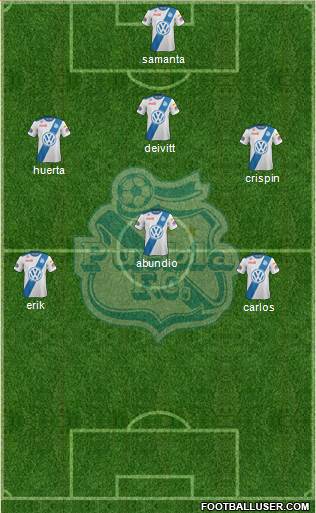 Club Puebla de la Franja football formation