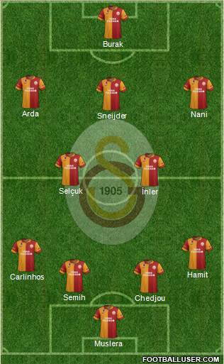Galatasaray SK Formation 2013
