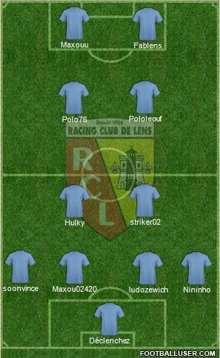 Racing Club de Lens Formation 2013