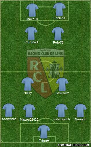 Racing Club de Lens Formation 2013