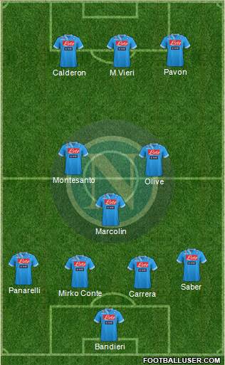 Napoli Formation 2013