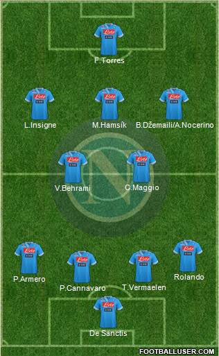 Napoli Formation 2013