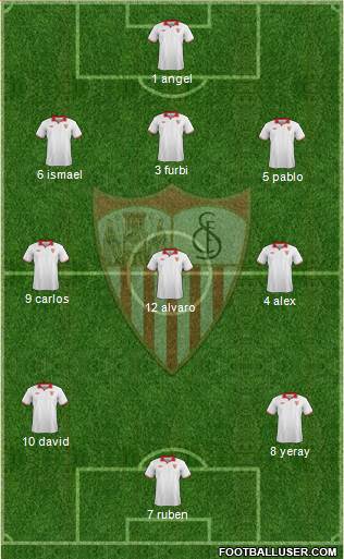 Sevilla F.C., S.A.D. Formation 2013