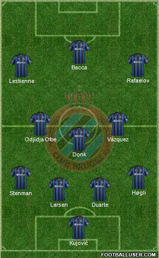 Club Brugge KV Formation 2013