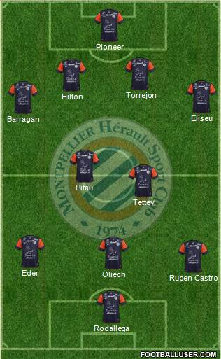 Montpellier Hérault Sport Club Formation 2013
