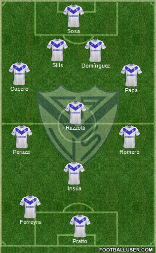 Vélez Sarsfield Formation 2013