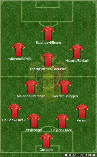 Belgium Formation 2013