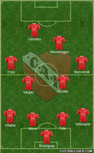 Independiente Formation 2013