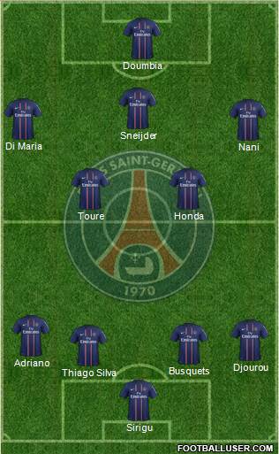 Paris Saint-Germain Formation 2013
