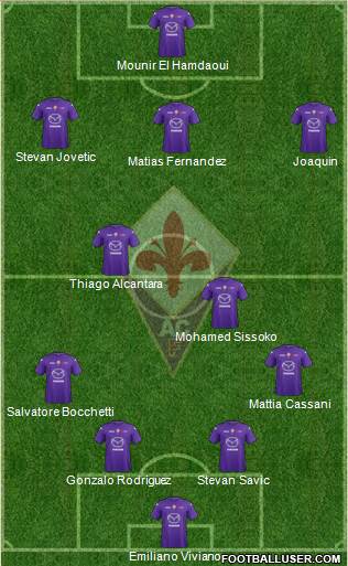 Fiorentina Formation 2013