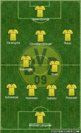 Borussia Dortmund Formation 2013