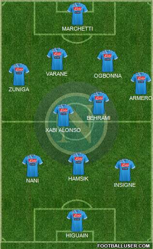 Napoli Formation 2013
