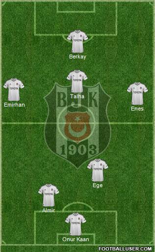 Besiktas JK Formation 2013