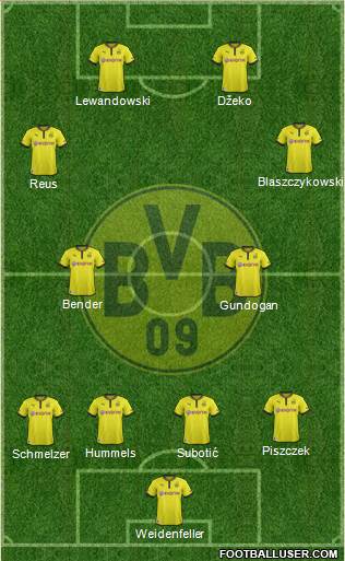 Borussia Dortmund Formation 2013
