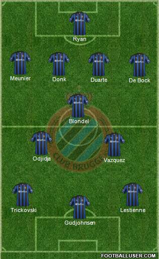 Club Brugge KV Formation 2013