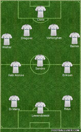 Tottenham Hotspur Formation 2013