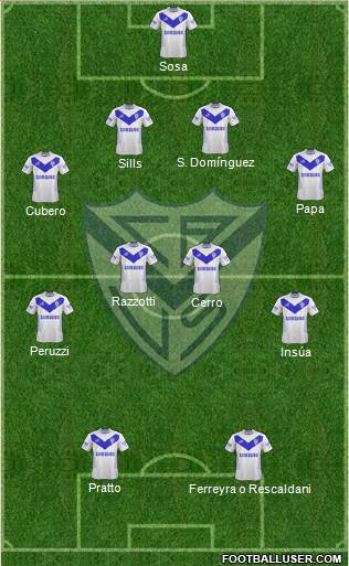 Vélez Sarsfield Formation 2013