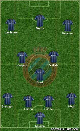Club Brugge KV Formation 2013