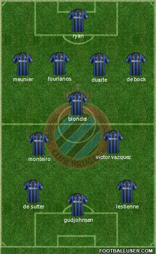 Club Brugge KV Formation 2013