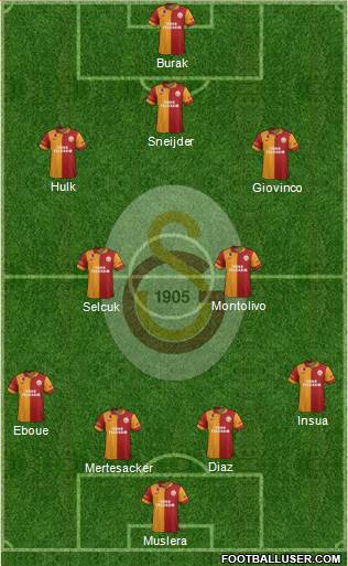 Galatasaray SK Formation 2013