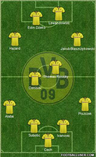 Borussia Dortmund Formation 2013
