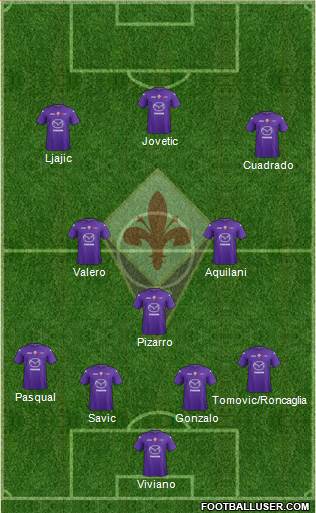 Fiorentina Formation 2013
